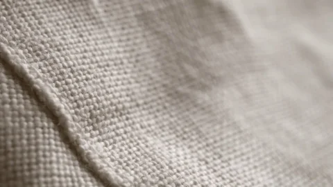 White Linen texture extreme close up stock footage Stock Footage 81351049