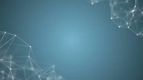 White lines and points.Abstract futuristic electronic background.Neural network Stock-Footage 103120565
