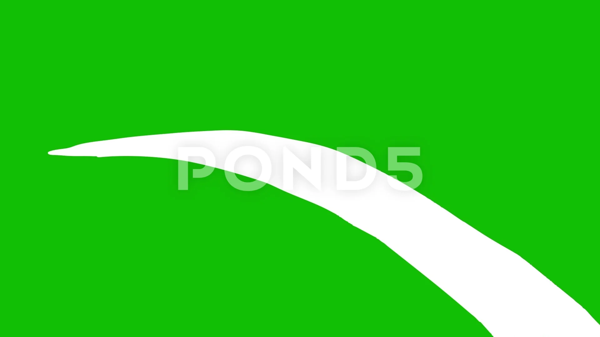 White lines animation on green screen 4k, Stock Video