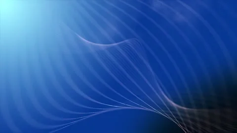 White Lines Are Moving With Blue Background Loop 库存影片 203281609