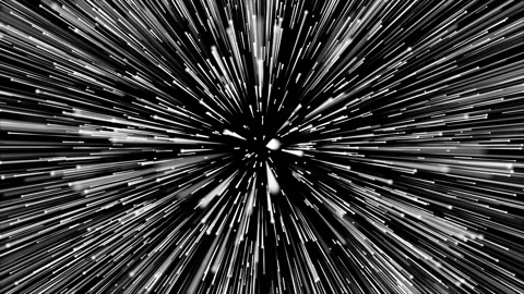 White lines on a black background Stock Footage 184302789