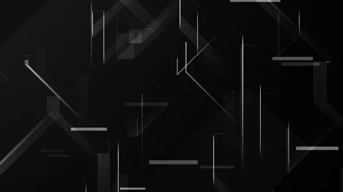 White lines on black background. Geometric minimalistic black background. A.. Stock Footage 317405088