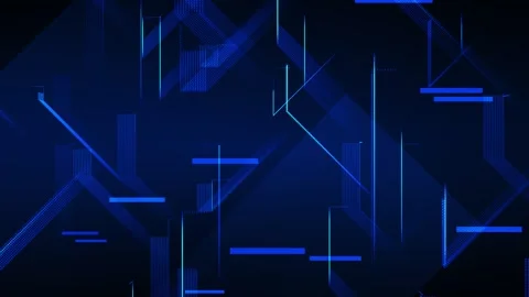 White lines on blue background. Geometric minimalist blue background. Abstr.. 스톡 동영상 317404805