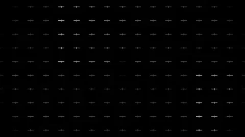 White lines create a grid on a black background Stock Footage 339352484