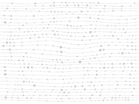 White lines dots gray background Stock Illustration