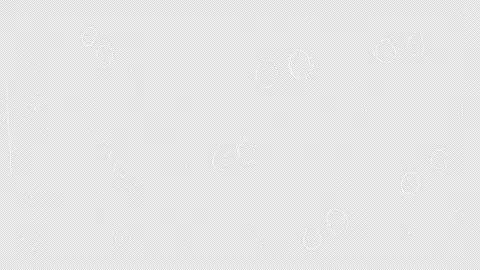 White lines with holes on a black background. Stock video with scratches and Stock Footage 334660793