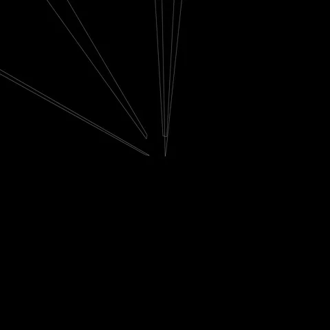 White Lines Minimal Animation FullDome 2K Stock Footage 117173725