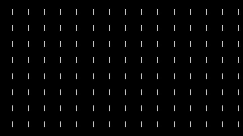 White Lines Motion Graphics Pattern Black Background Video stock 99596223