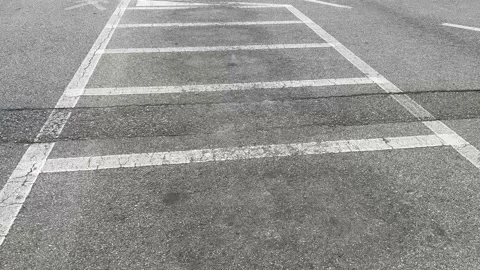 White lines for motorcycle parking Stock-Footage 231631130