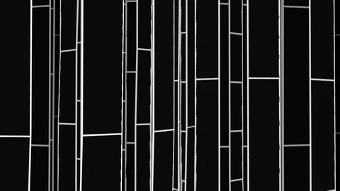 White Lines Scrolling Down Stock Footage 119955736