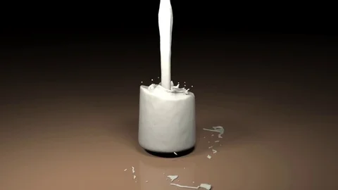 White liquid 库存影片 80227426