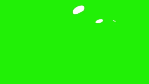 White liquid line splash FX animation, 2D hand-drawn fluid stroke element Stock-Footage 321374815
