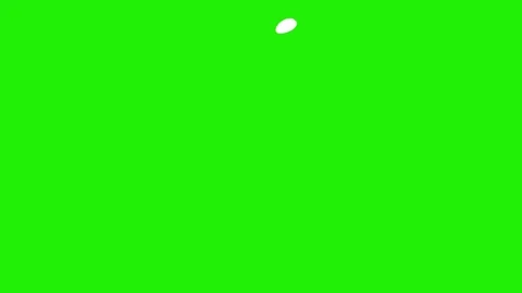 White liquid line splash FX animation, 2D hand-drawn fluid stroke element Stock-Footage 321374816