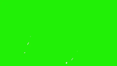 White liquid line splash FX animation, 2D hand-drawn fluid stroke element Stock-Footage 321374818