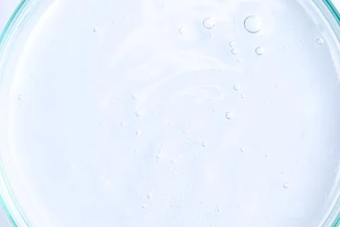 White liquid or raw material for skin care product 스톡 사진