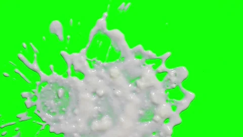 White liquid splash still Stock Footage 150500762