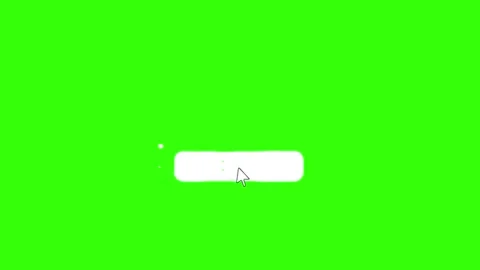 White Liquid Subscribe Button Animation Green Screen Stock Footage 335752120