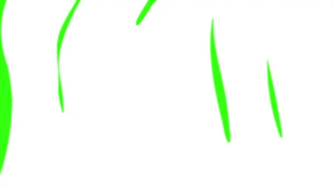 White liquid tendrils transition animation on a chroma green background Stock Footage 339353744