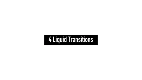 White Liquid Transitions on Transparent Background — Alpha Channel Included Stock Footage 312158581