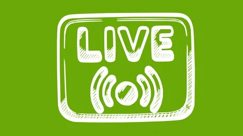 White live icon line boil effect animation Vidéo 341588148