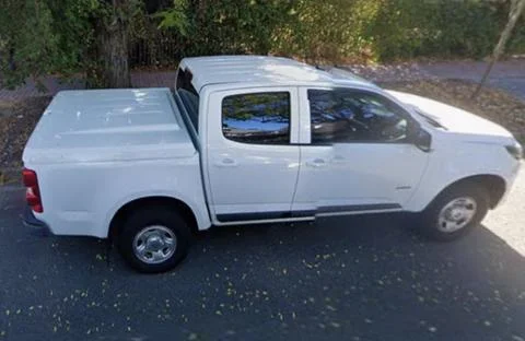 White loading car on Road Stock Photos