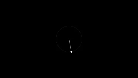 White Loading Circle Screen Perfect Loop Stock Footage 340925860