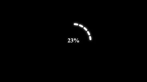 White Loading Dot Circle Animation Stock Footage 343661252