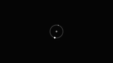 White Loading Spinner Screen Perfect Loop Stock Footage 340925859