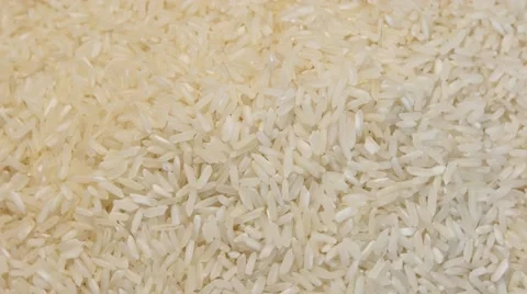 White Long Rice 4k | Stock Video | Pond5