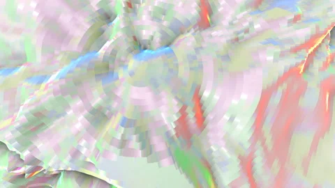 White loop low poly background. abstract animation. 3d render Stock Footage 139504638