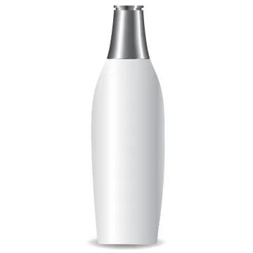 White lotion bottle Stock Illustration