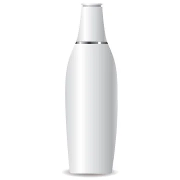 White lotion bottle Stock Illustration