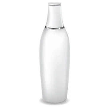 White lotion bottle Stock Illustration