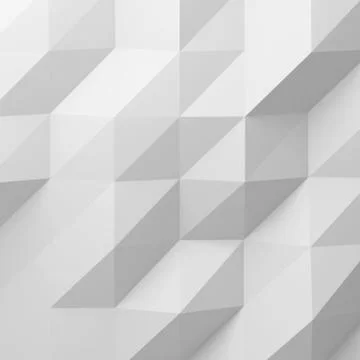 White low poly 3d triangulation pattern Illustrazione stock