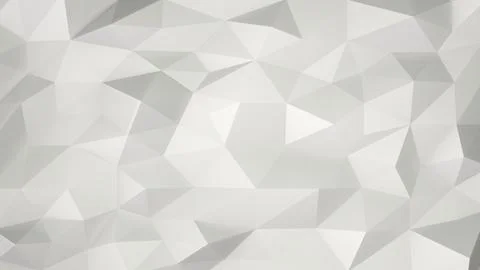 White low poly 3d wall background Stock Illustration