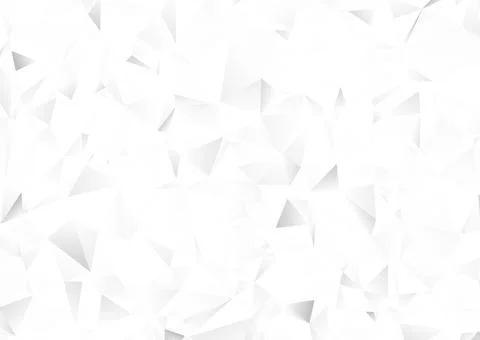 White low poly background gradient abstract geometric pattern modern minimal Stock Illustration