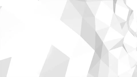 White low poly geometric pattern Stock Footage 168663432