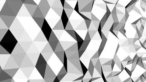 White low poly geometric pattern Stock Footage 169576101