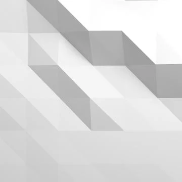 White low poly pattern. Abstract 3d イラスト素材