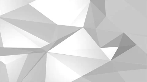 White low poly pattern Vídeo Stock 167966966