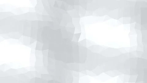 White low poly triangle surface waving like crumpled paper Stock Footage 348268142