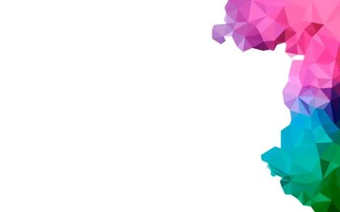 White low poly Vector background2 Stock Illustration