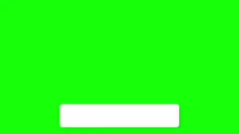 White Lower Third Slide In Out Animation Green Screen Chroma Key Stock Footage 333531320