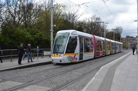 White Luas , Dublin Stock Photos