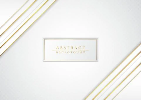 White luxury background square overlap shape design with space for your conte Stock Illustration