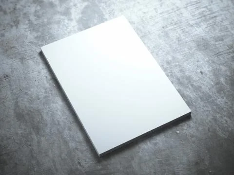 White magazine Stock Illustration