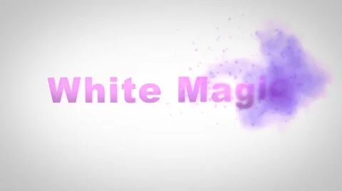 White Magic - Smokey Magic Spell Logo Opener Stock After Effects