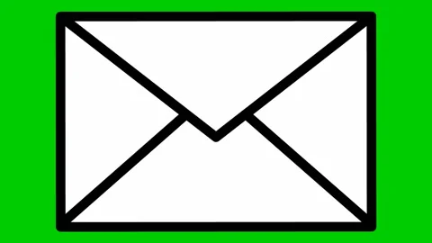 White mail green Video stock 152884888