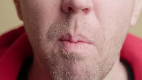 White man eats chips. Stock Footage 175889715