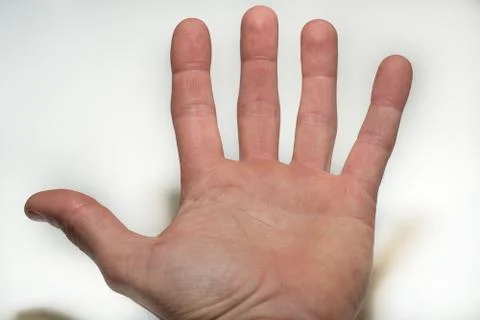 White man's hand Stock Photos
